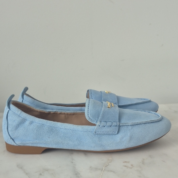 Kate Spade Sky Blue Suede Flats - Picture 3 of 8